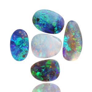 9.49ct Matching Set Solid Boulder Opal by Anderson-Beattie.com