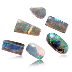 1.76ct Matching Set Solid Boulder Opal