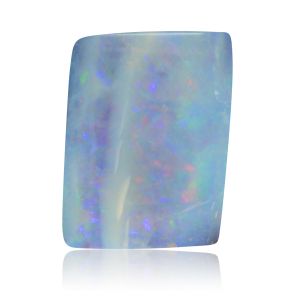 13.07ct RARE Australian Solid Boulder Opal Enhydro Bubble Rectangle