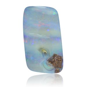 9.81ct RARE Australian Solid Boulder Opal Enhydro Bubble