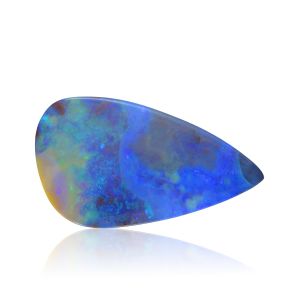 5.7ct Australian Solid Boulder Opal Pear 