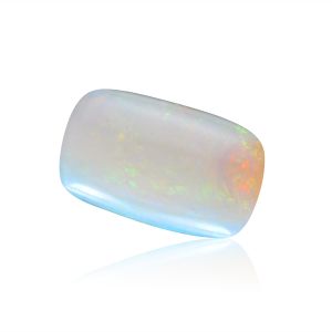 1.45ct Australian Solid White Opal Rectangle 