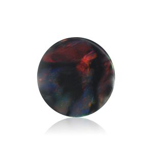 1.43ct Australian Solid Black Opal Round