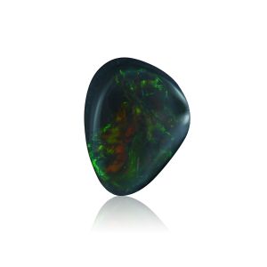 0.31ct Australian Solid Black Opal Pear