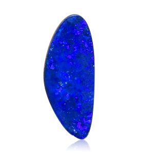 Australian Opal Doublet 1.8 Carat Intense Hot Purple Cabochon