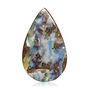 46.98ct Australian Solid Boulder Opal Pear