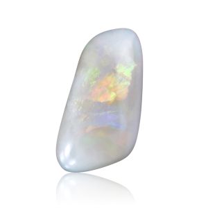 3.76 Carat YELLOW PEACH Opalescent Necklace Australian White Opal Natural gemstone unset custom made opal jewelry