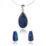 Opal jewelry set